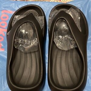 Black Slide Sandals new in bag***